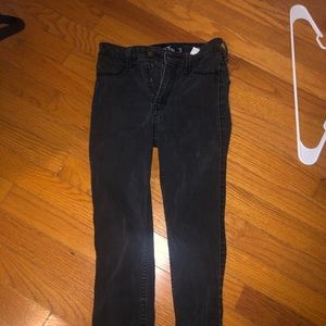 Black hollister skinny jeans 00